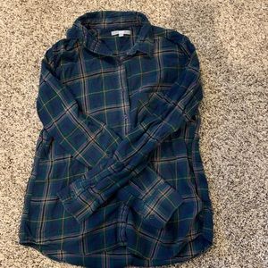 Uniqlo Green Flannel